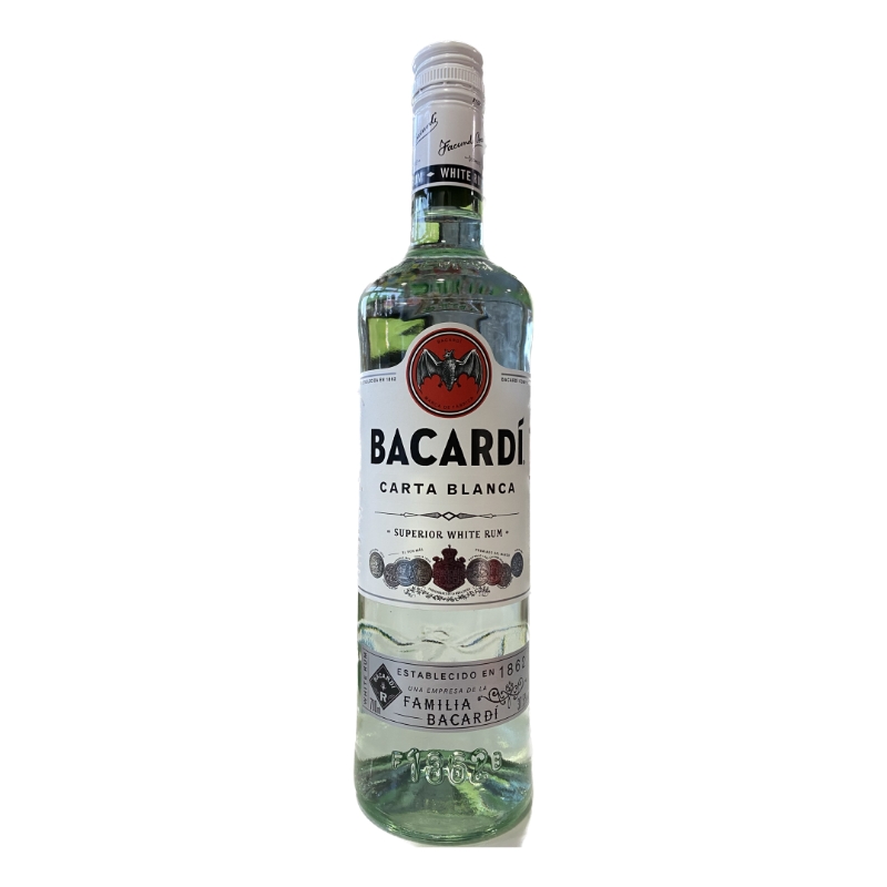 Bacardi Carta Blanca Rum 37.5% Alk.  0,7l